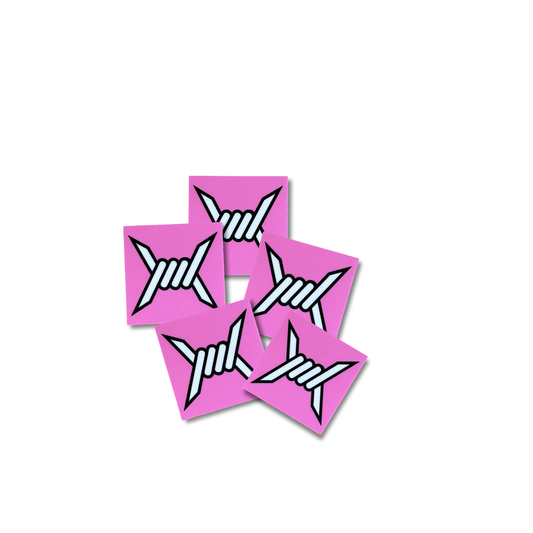 BARB STICKER PACK- PINK