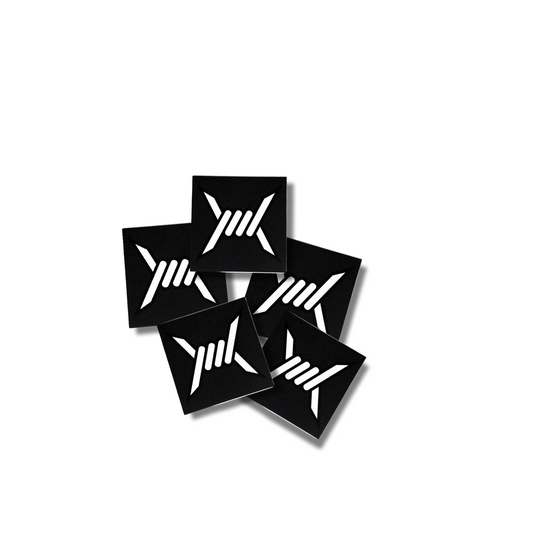 BARB STICKER PACK- BLACK